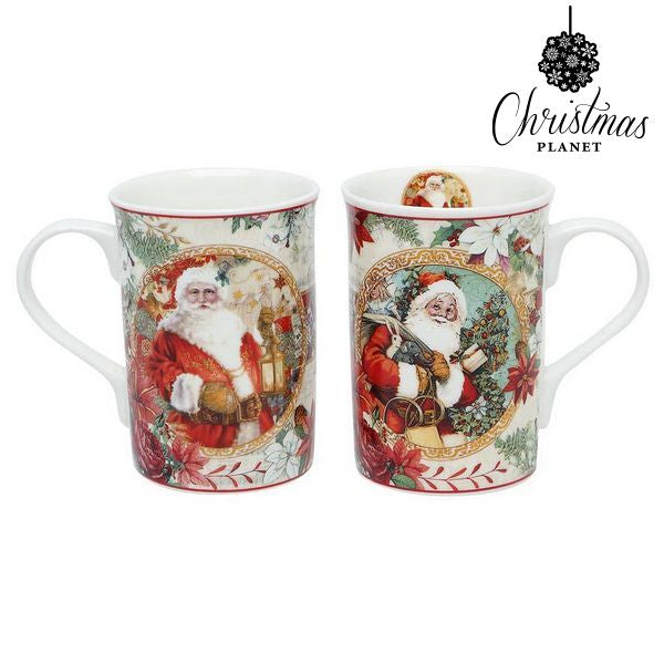 Juego de Tazas Christmas Planet 4247 (2 pcs) Papá noel