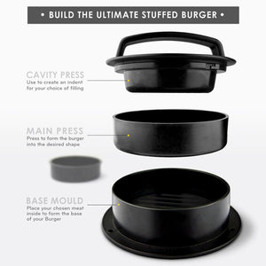Kitchen Round Shape burger Press Food-Grade ABS Hamburger Meat Press Beef Grill Hamburger Press Patty Maker Mold Mould Tool