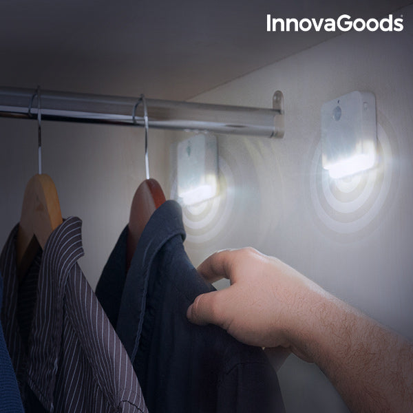 LED con Sensor de Movimiento InnovaGoods (Pack de 2)