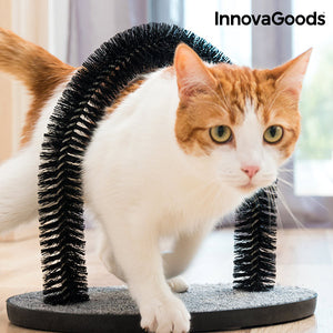 Rascador para Gatos y Arco Masajeador InnovaGoods
